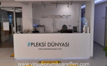 diş  poliklinik banko virüs  koruma paneli